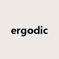 ergodic是什么意思