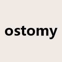 ostomy是什么意思