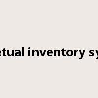 perpetual inventory system是什么意思