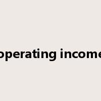 operating income是什么意思