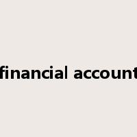 financial account是什么意思