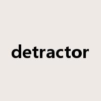 detractor是什么意思