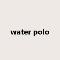 water polo是什么意思