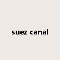 suez canal是什么意思