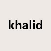 khalid是什么意思