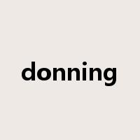 donning是什么意思