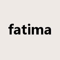 fatima是什么意思