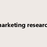 marketing research是什么意思