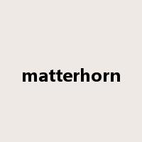 matterhorn是什么意思