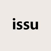 issu是什么意思