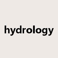 hydrology是什么意思