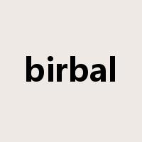 birbal是什么意思