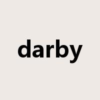 darby是什么意思