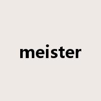 meister是什么意思