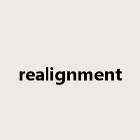 realignment是什么意思