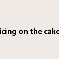 icing on the cake是什么意思