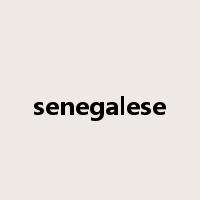 senegalese是什么意思
