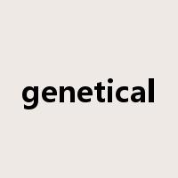 genetical是什么意思
