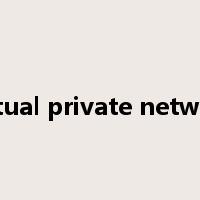 virtual private network是什么意思