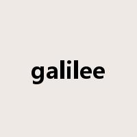galilee是什么意思