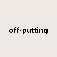off-putting是什么意思