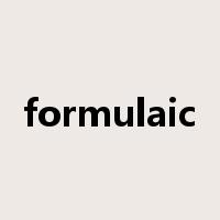formulaic是什么意思