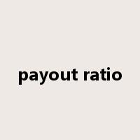 payout ratio是什么意思