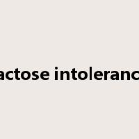 lactose intolerance是什么意思