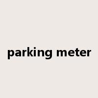 parking meter是什么意思