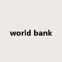 world bank是什么意思