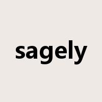 sagely是什么意思