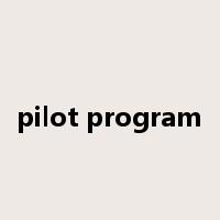 pilot program是什么意思