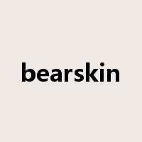 bearskin是什么意思