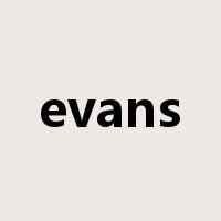 evans是什么意思