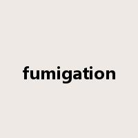 fumigation是什么意思