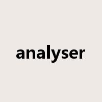analyser是什么意思