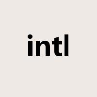 intl是什么意思
