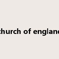 church of england是什么意思