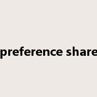 preference share是什么意思