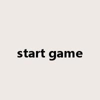 start game是什么意思