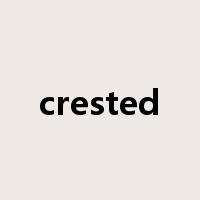 crested是什么意思