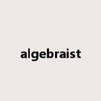 algebraist是什么意思