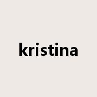 kristina是什么意思