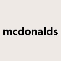 mcdonalds是什么意思