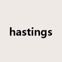 hastings是什么意思