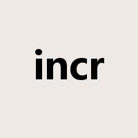 incr是什么意思