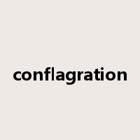conflagration是什么意思
