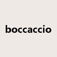 boccaccio是什么意思