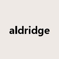 aldridge是什么意思