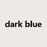 dark blue是什么意思